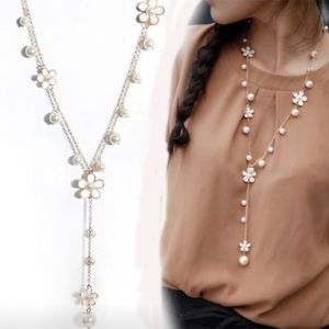 Jewelry - NWT floral lariat layered necklace choker Jewelry - NWT floral lariat layered necklace choker